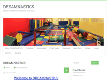 Tablet Screenshot of dreamnastics.com